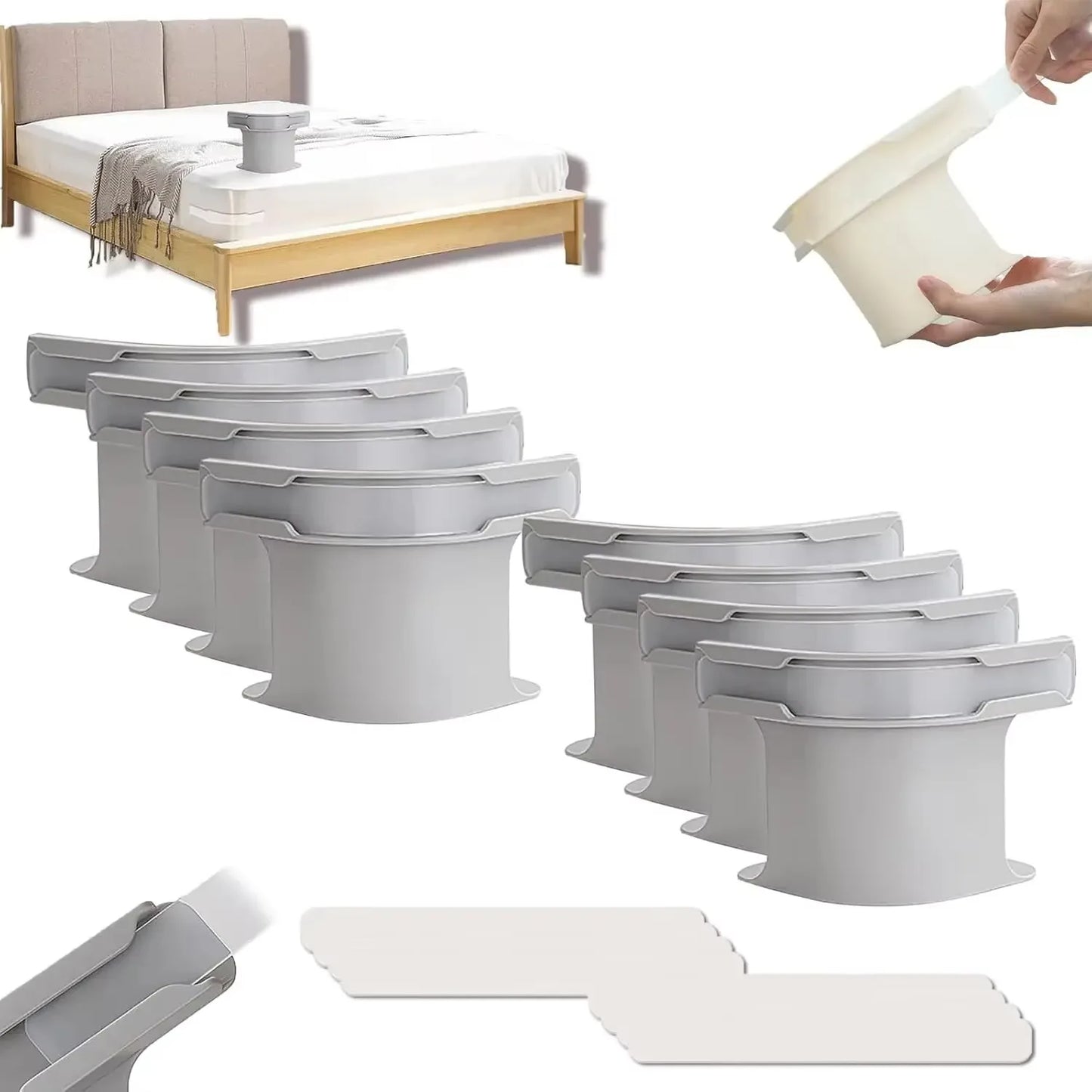 4pcs Heavy Duty Bedsheet Corner Tightener Clips