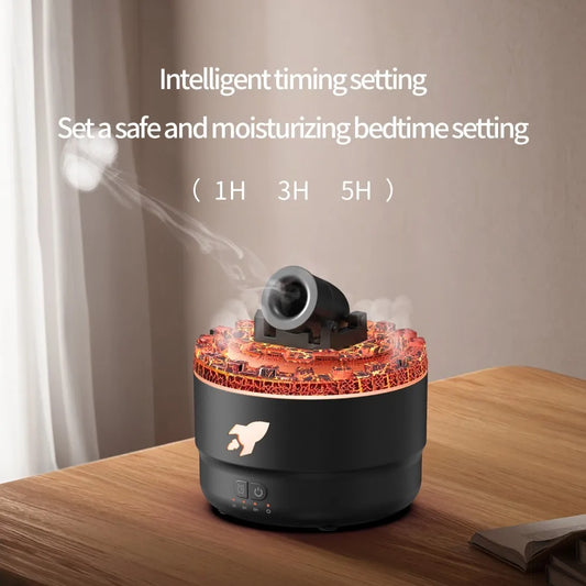 Ultrasound Air Humidifier Cannon Titanic Ship Retro Train Jellyfish Spray Essential Oil Aromatherapy Diffuser