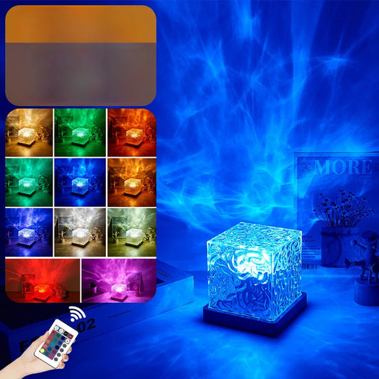 Ocean Wave Projector Light 16 Colors Midnight Aura Aurora Glow Lamp