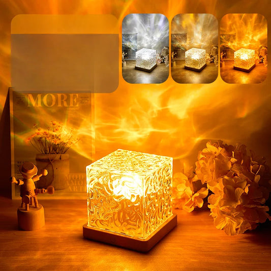 Ocean Wave Projector Light 16 Colors Midnight Aura Aurora Glow Lamp