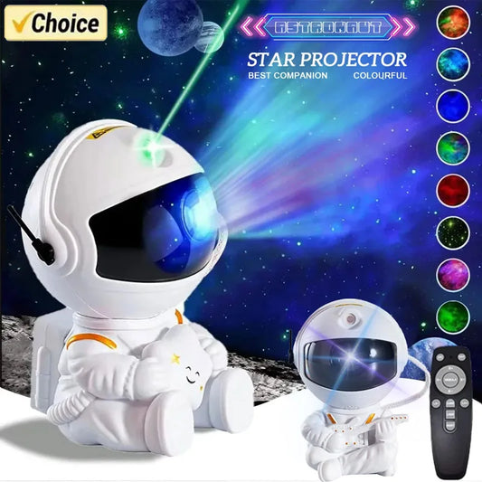 Galaxy Star Astronaut Projector LED Night Light