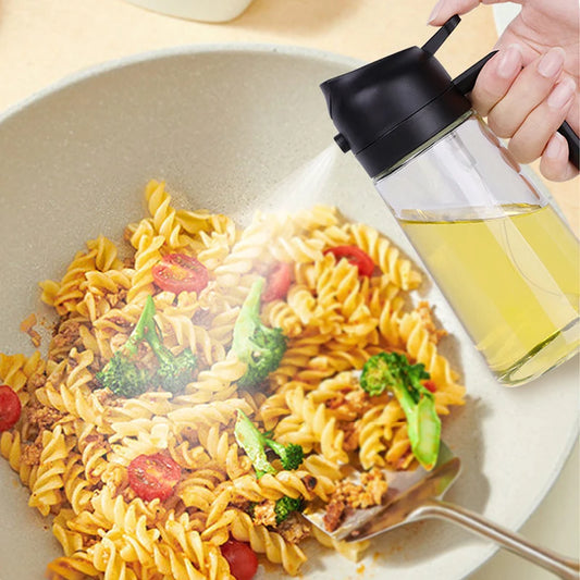 2in1 500ml Plastic Oil Bottle Spray